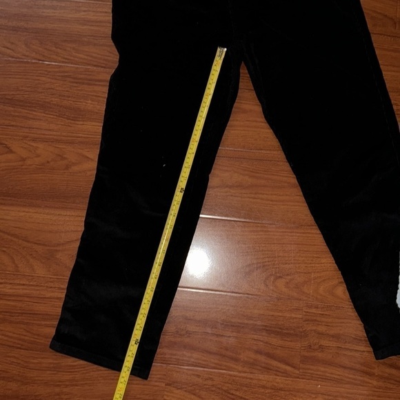 Straight leg velour velvet ribbed pants size 10p by bill blass jeanswear - Picture 7 of 7